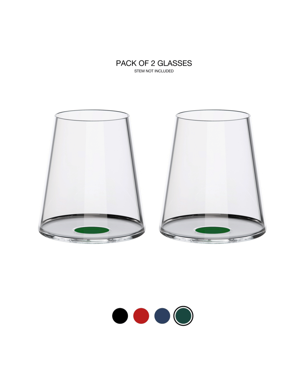 Tumbler Shape N1 (pack of 2 glasses without stem )