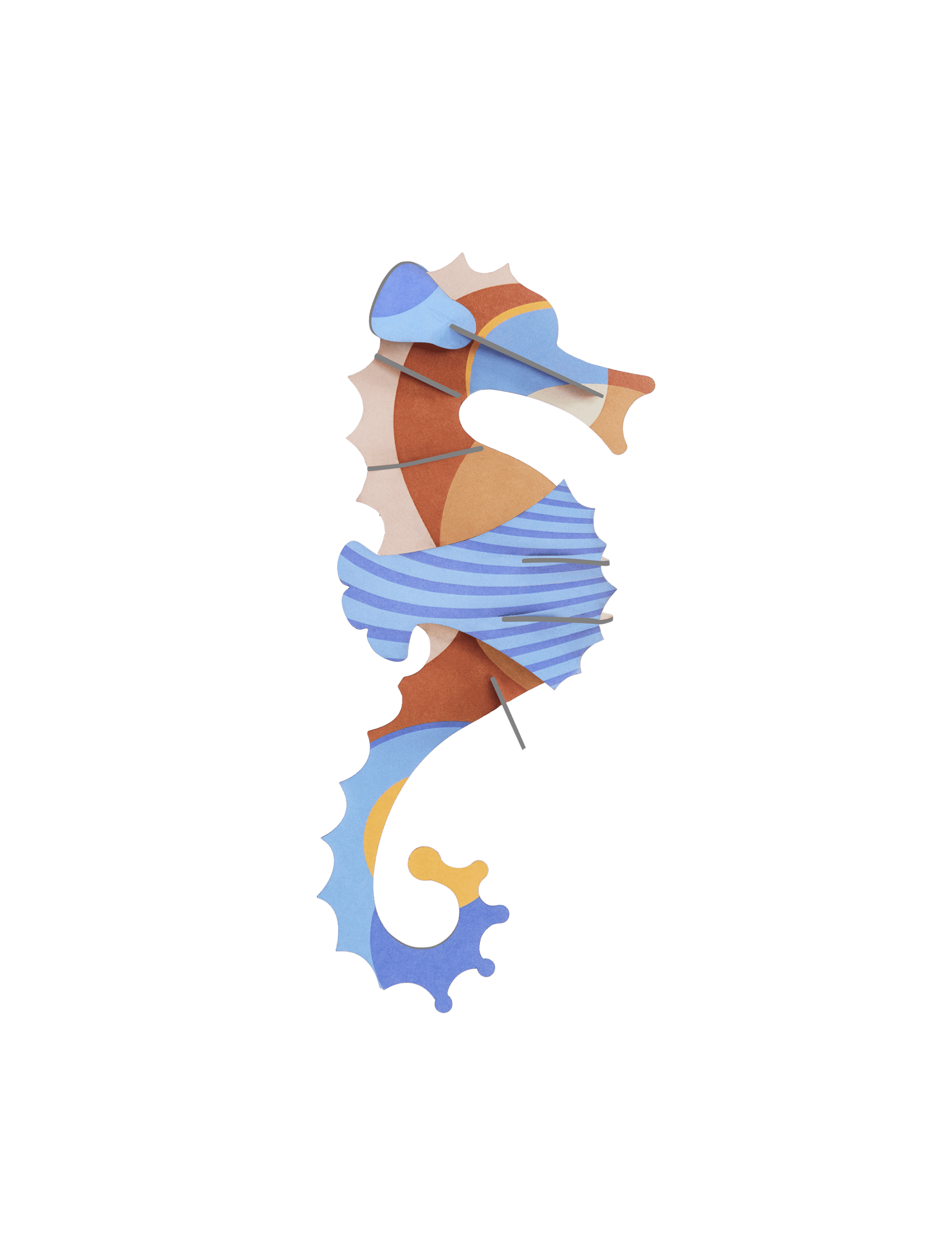Blue Ringlet Seahorse